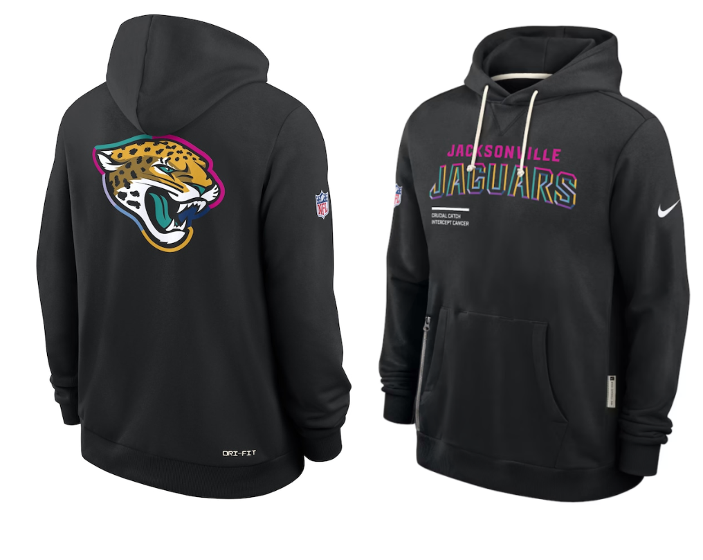 Men Jacksonville Jaguars black 2025 Nike NFL hoodie->jacksonville jaguars->NFL Jersey